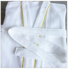Hotel Linen Factory wholesale hotel waffle bathrobe 100% cotton for spa resorts